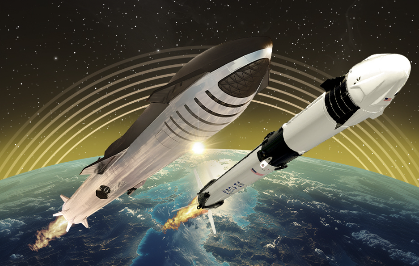 Starship и Falcon в космической программе SpaceX