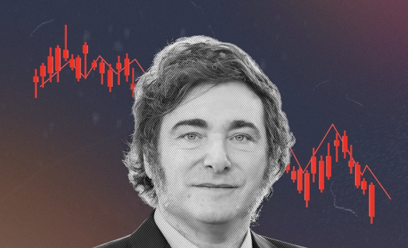 Хавьер Милей на фоне падающего рынка после разаблачениz в манипуляции токеном Libra