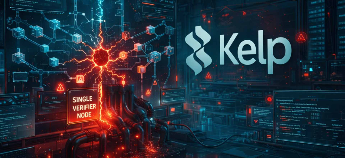 Атака на Kelp через уязвимость в блокчейне и атака на узел верификации