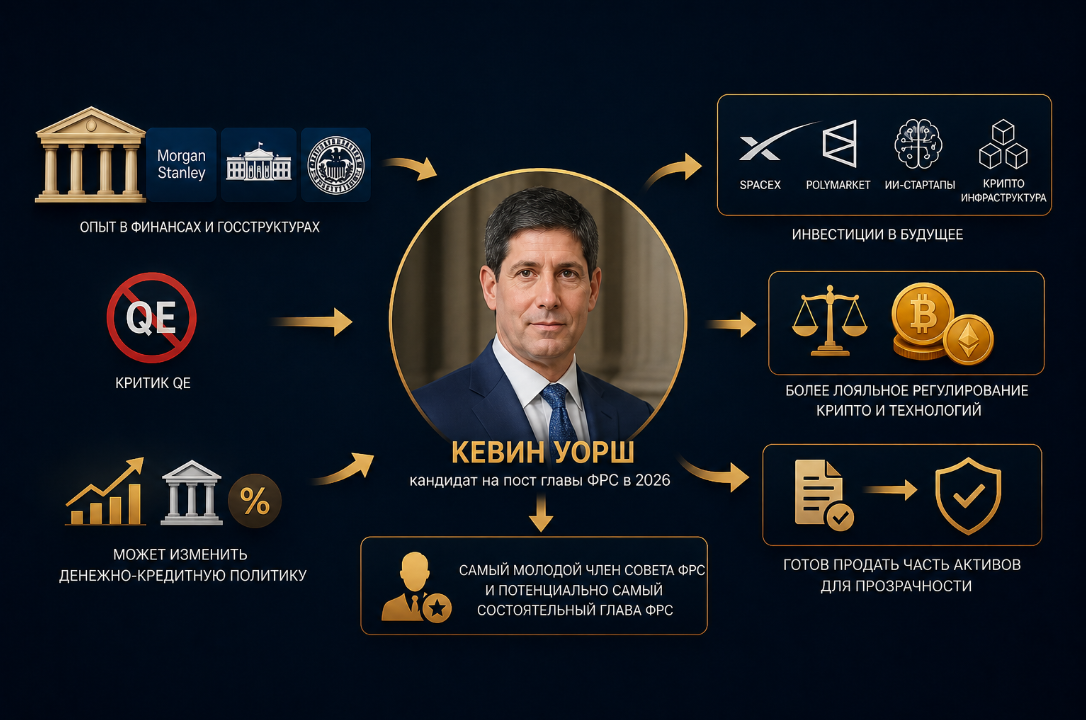 Кевин Уорш: профиль и ключевые факторы влияния