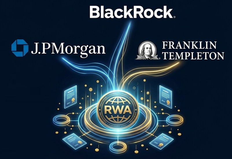 Институциональный интерес к RWA от BlackRock, JPMorgan и Franklin Templeton в токенизации активов