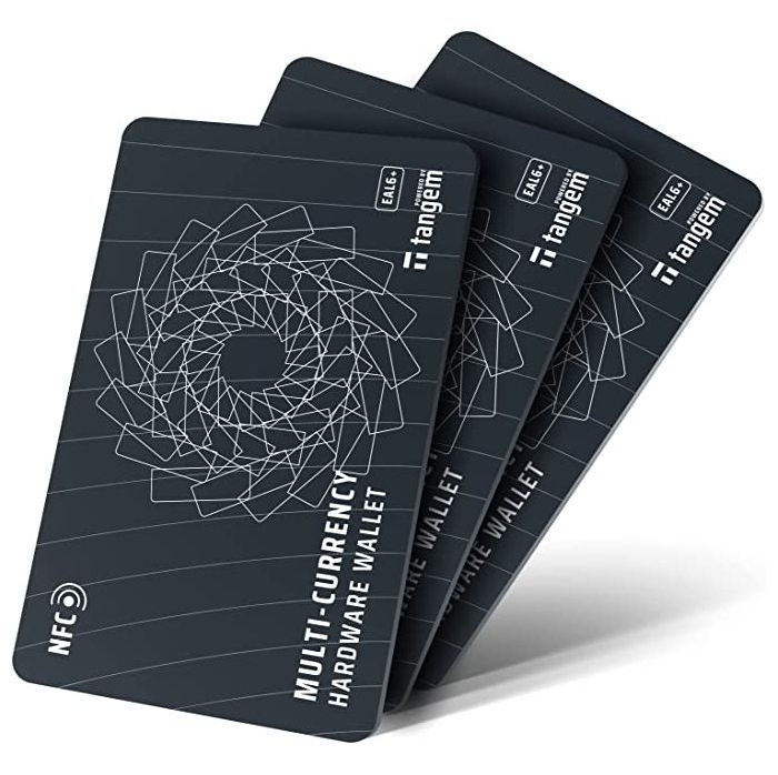 Tangem NFC карты - аппаратный криптокошелёк в формате банковской карты