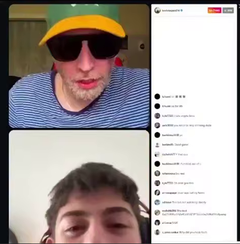 Скриншот стрима с возможным признанием брата Roaring Kitty к взлому твиттера