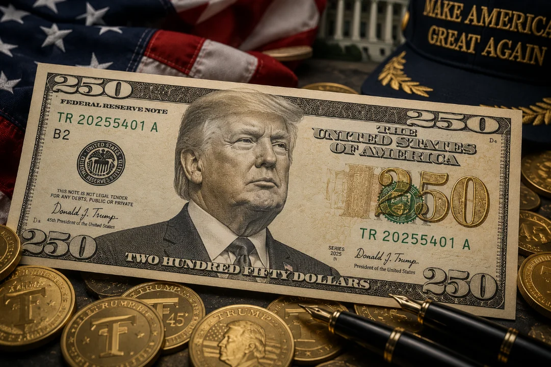 Банкнота Трампа на 250$ если пройдет законодательство