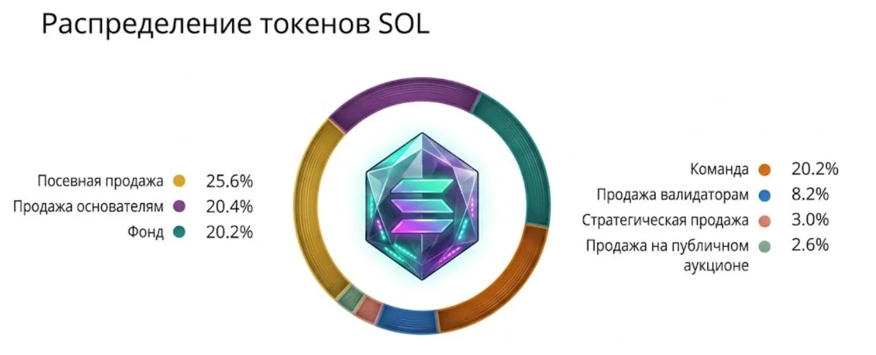 Анализ токеномики Solana