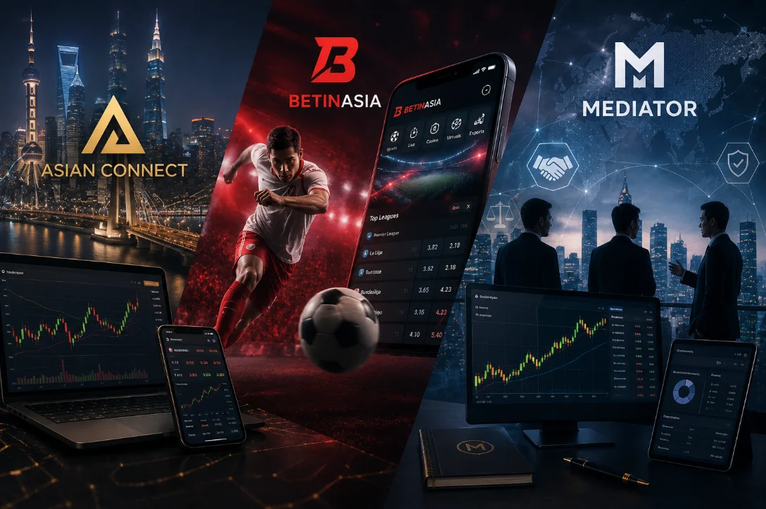 Брокеры ставок: Asian Connect, BetInAsia, Mediator