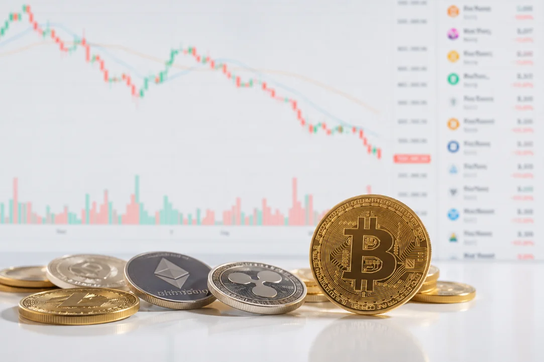 График цены биткоина после решения ФРС