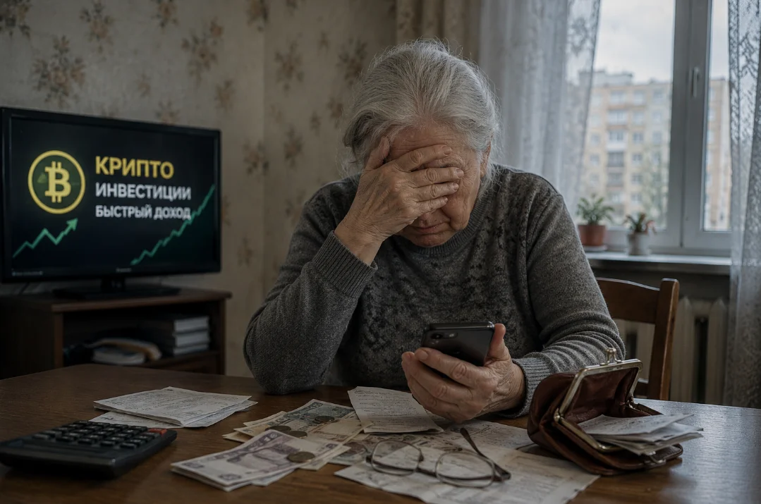 Пенсионерка из Красноярска лишилась 5 млн рублей после общения с криптомошенниками