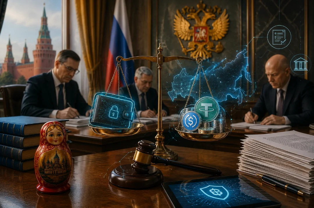Россия готовит новые правила для криптокошельков и стейблкоинов