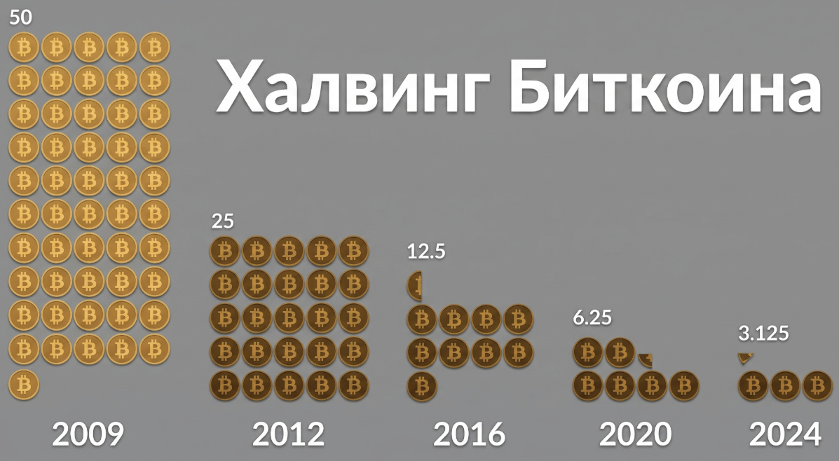 Халвинг биткоина: что это такое и как влияет на курс — полный разбор