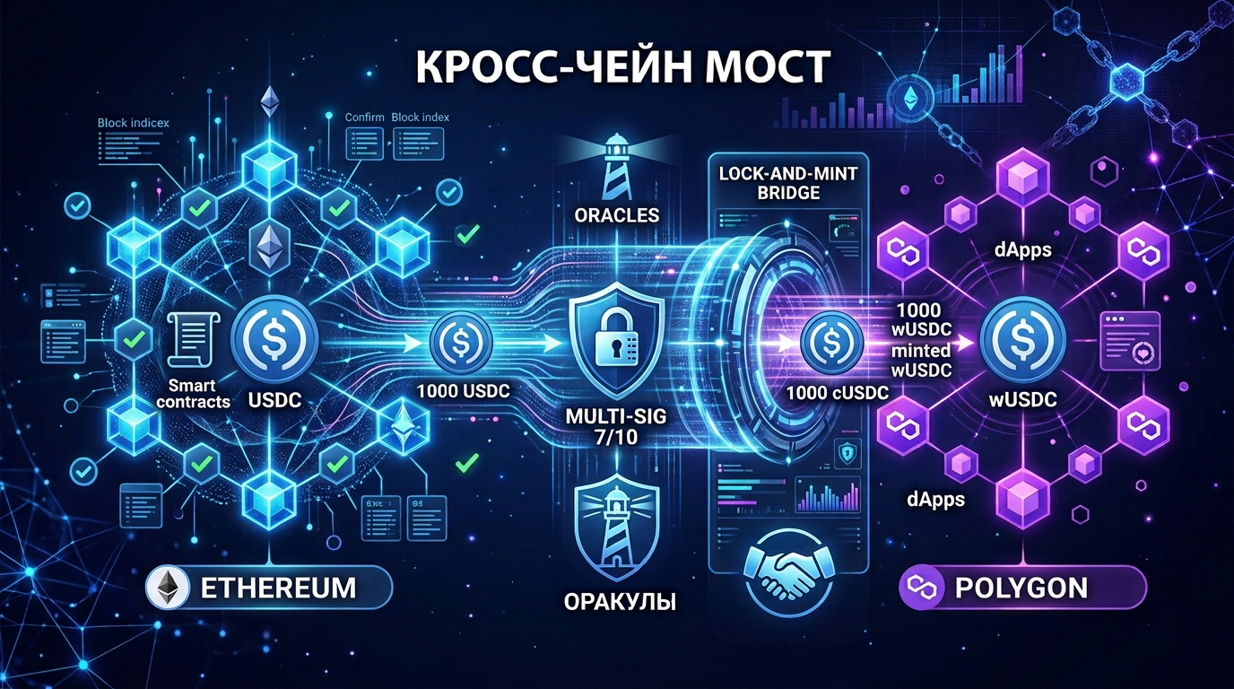 Мосты между блокчейнами (Cross-chain bridges)