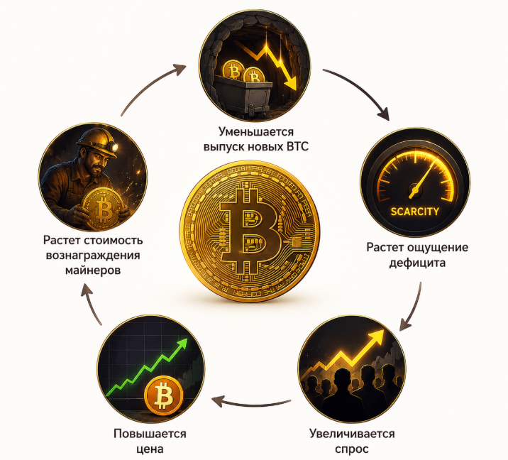 Механизм работы блокчейна Bitcoin