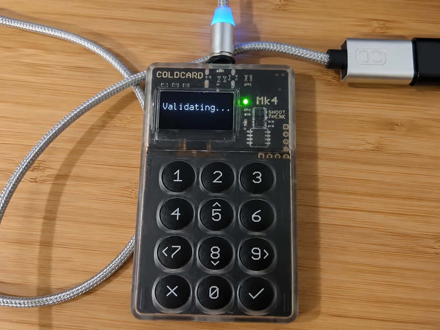 Функции безопасности Coldcard Mk4