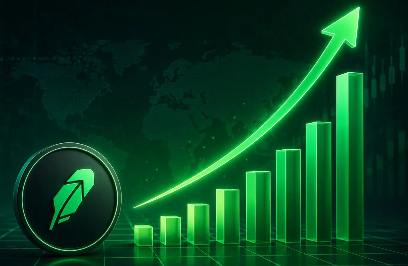 Robinhood Chain за месяц увеличила рынок токенизированных акций почти в семь раз
