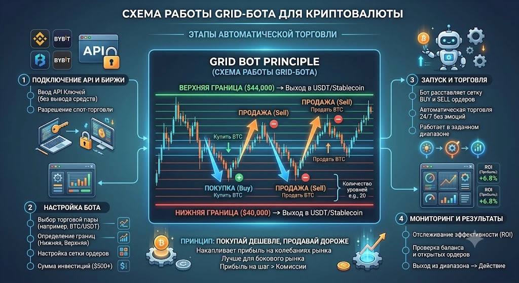 схема работы grid-бота