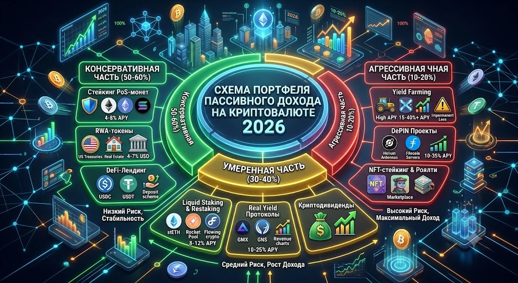 схема портфеля пассивного дохода