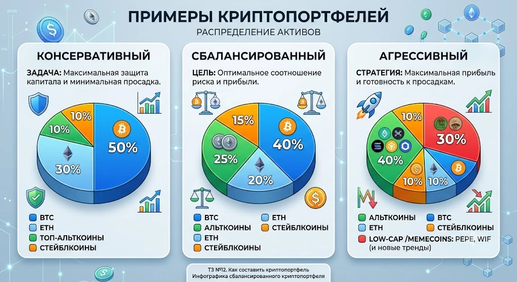 Как составить криптопортфель: практическое руководство с примерами