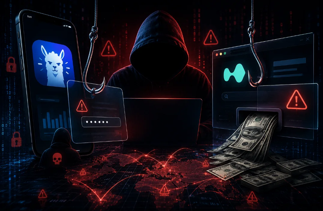Хакер с помощью фишинга ворует средства через официальные сервисы DefiLlama и Hyperliqud