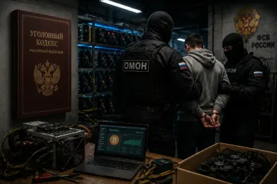 В России начнут сажать за нелегальный майнинг криптовалют
